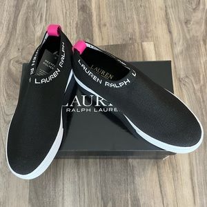 Lauren canvas sneaker loafer style